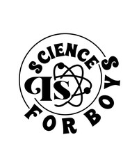 science is for boys svg