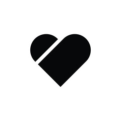 heart icon on white background