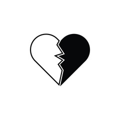 heart icon on white background