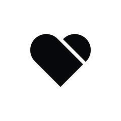 heart icon on white background