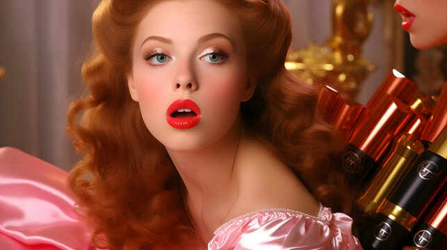 lip of a greek goddess, girls party, hugging amy adams, multiple russian models, 2000s outfit, Lips of a goddess, laying on bed, beautiful body, pink lips gloss covered.