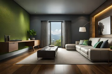 Fototapeta premium living room interior