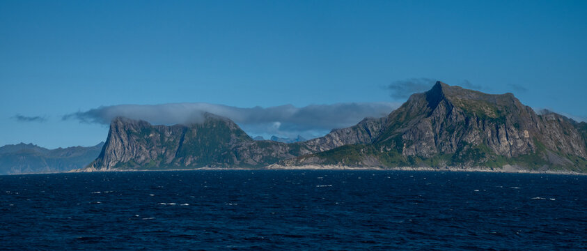 Breathtaking scenery on Senja&nbsp;(S&aacute;žž&aacute;) island, Troms og Finnmark, Norway. Known as "Norway in miniature" as its diverse scenery reflects almost the entire span of Norwegian natural geography.