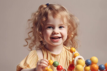 baby playing with toys, baby on blanket , baby smile