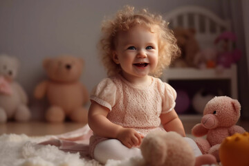 baby playing with toys, baby on blanket , baby smile