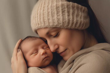 mother and baby, parent and baby, baby hug baby love
