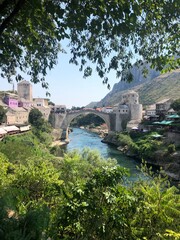 Fototapeta na wymiar Bośnia i Chercegowinia . Starozytny most 