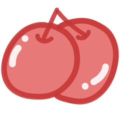 water color of cherry