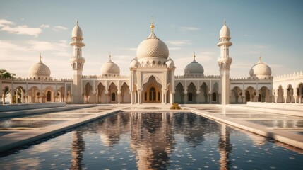 Obraz premium Mosque, AI generated Image