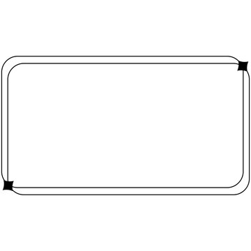 minimalist fream elements and geometry square fream