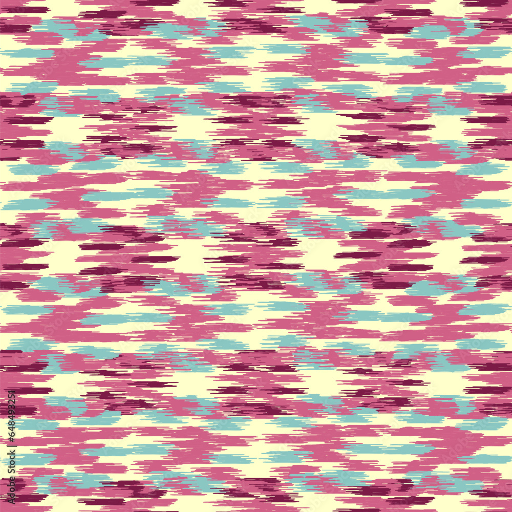 Poster seamless abstract pattern in doodle style with the image of colorful strokes.