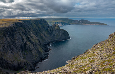 Nordkapp (North Cape), Troms of Finnmark, Norway. commonly referred to as the northernmost point of Europe