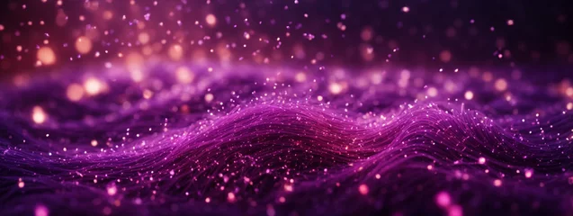 Foto op Canvas technological fabric, background, glowing purple © Павел Литинский