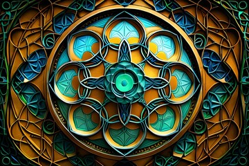 stained glass window