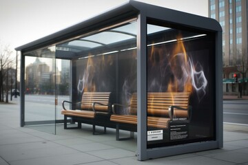 Design for anti-tobacco awareness. Generative AI