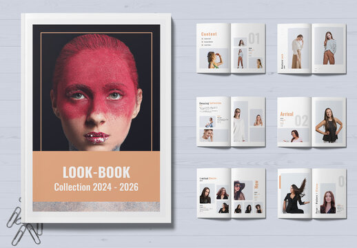 Fashion Look Book Design Template
