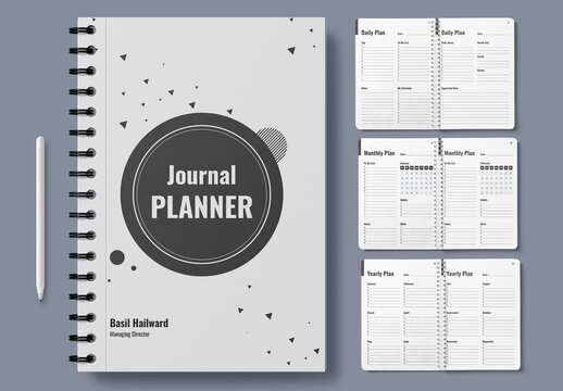 Journal Planner Design Template