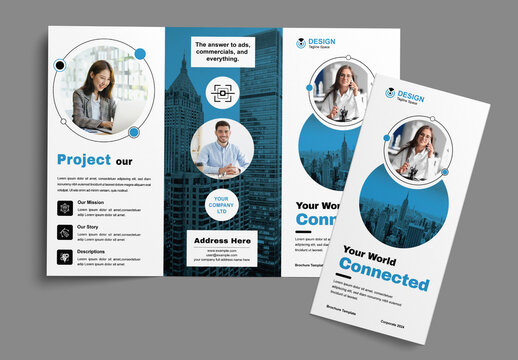 Pro Business Trifold Brochure Design
