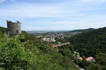 K&uuml;nstliche Ruine Schwarzer Turm, M&ouml;dling, &Ouml;sterreich, 13.07.2023