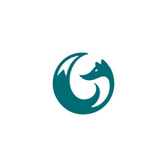 Fototapeta na wymiar fox design logo