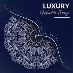 vector professional modern luxury mandala design template