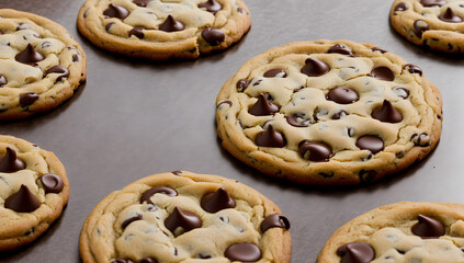 American Chocolate Chunk Cookies Stock Photo Wallpaper