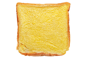 Slice of Bread with Butter Spread