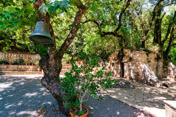 Agia Theodora of Vasta miracle church in Peloponnese, Greece. Agia Theodora Vasta is a small Byzantine church.