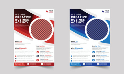 Modern Business Flyer Template Design