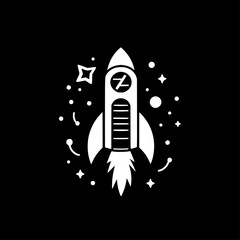 Rocket - High Quality Vector Logo - Vector illustration ideal for T-shirt graphic