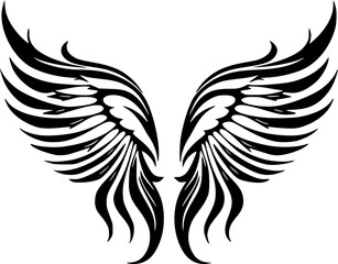 Obraz premium Angel Wings - High Quality Vector Logo - Vector illustration ideal for T-shirt graphic