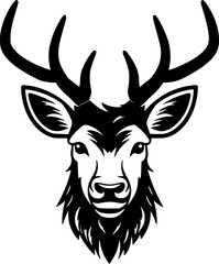 Naklejka premium Dear - Minimalist and Flat Logo - Vector illustration