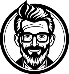Teacher | Minimalist and Simple Silhouette - Vector illustration