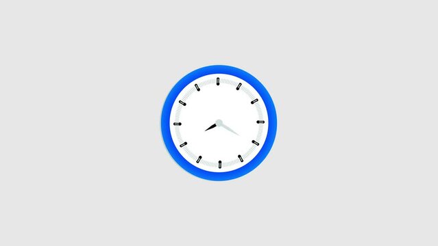 Stopwatch clock animation, stop watch clock animated on white background. m_54