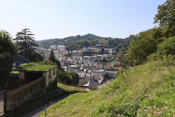 Fototapeta na wymiar Vue d'ensemble de la ville, ville de Tulle, département de la Corrèze, France
