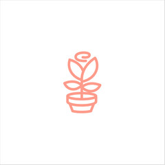 Rose Minimalist Logo