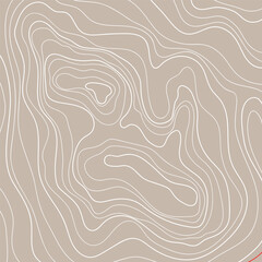 Topographic contour illustration wallpaper hand drawn. Background concept poster. Lines and contours concept relief of mountains.
