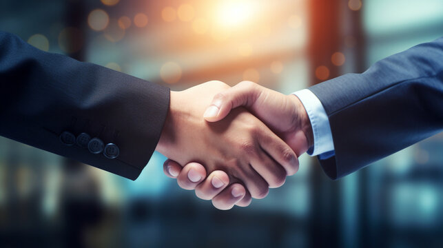 shaking hands, business meeting. generative ai. conclusion of an agreement. negotiations, peace plan.
