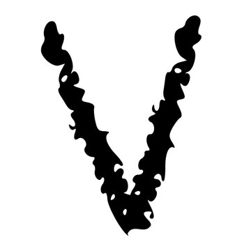 recommend clip art: Alphabet V