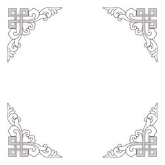 Luxury festive Chinese oriental traditional culture premium classical decoration red gold line art design vector illustration. Covers, greeting cards, logos, packaging, posters, backgrounds