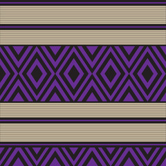 The square pattern has alternating purple and black outlines.