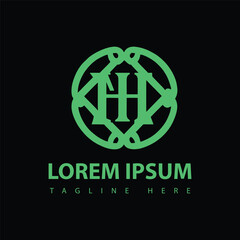 Modern Luxury Monogram logo design vector illustration. use for brochures, flyers, packaging design modern deco design, fashion, beauty spas, wedding invitations, and organic cosmetics.