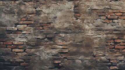 Design template of brick wall