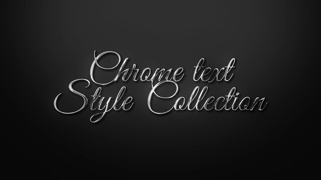 Chrome Text Style Collection