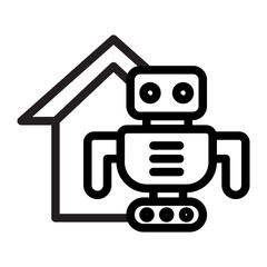 Fototapeta premium Smart Home Icon: 