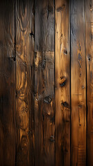 Old Distressed Wood Slat Background Wallpaper for Product Placement Advertisement. Burned Burnt Dark Color. 9:16 Aspect Ratio.
