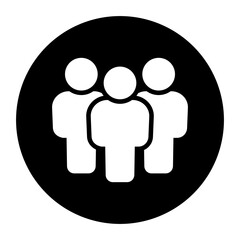 Symbol, ikona ludzi. Plik wektorowy.