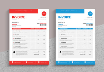 Modern Invoice Layout