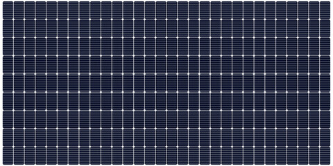 Abstract solar panels texture background, Solar panels isolated on white background, Alternative electricity source and sustainable resources, Future green energy  - obrazy, fototapety, plakaty