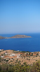 Landing stage of an ancient Byzantian stability on the Grecian island of Spinalonga